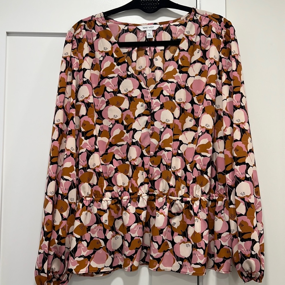 Nine West Peplum Blouse